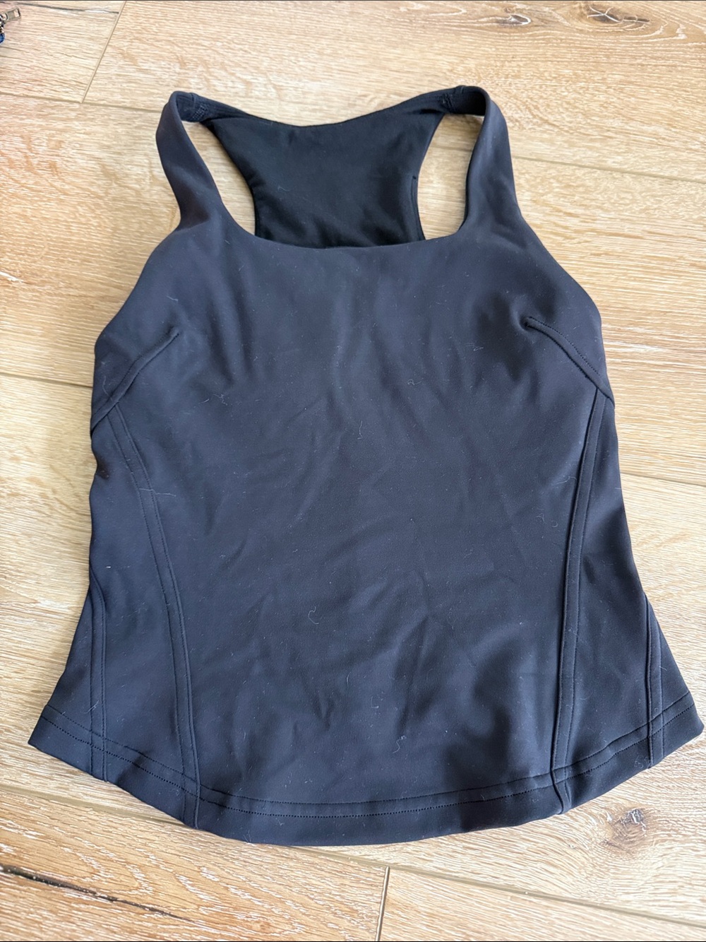 lululemon athletica Black Racerback Tank Top